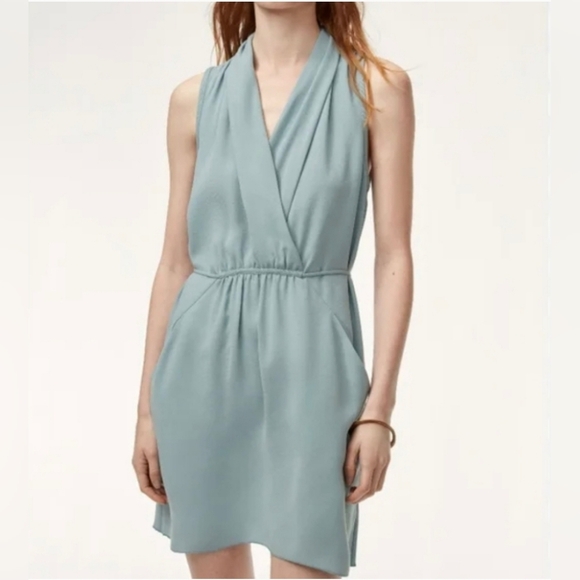 Aritzia Wilfred Sabine mint dress in size small - Picture 2 of 5